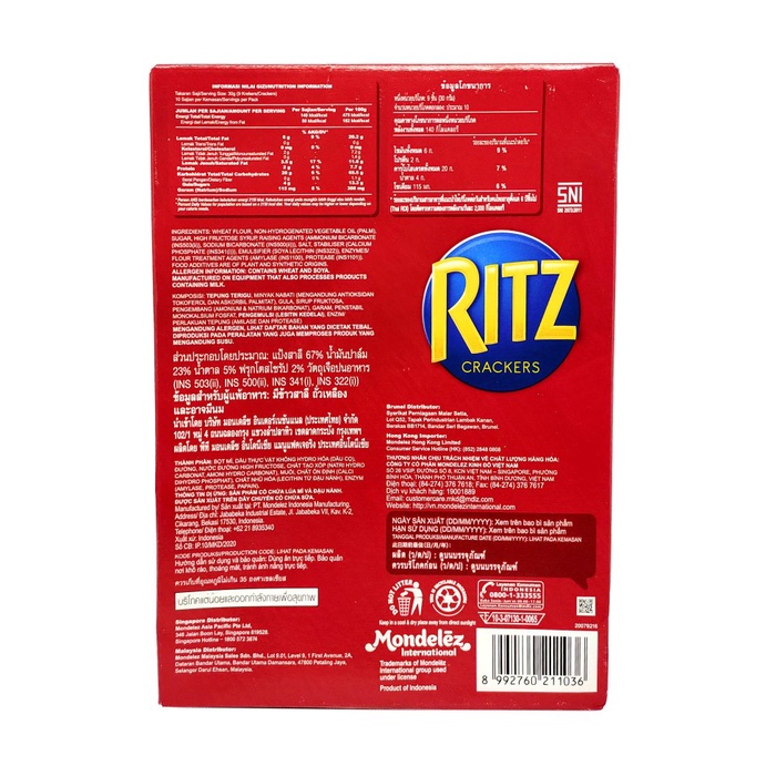 

Gratis Ongkir Biskuit Ritz Kraker Asin 300 Gr Original Crackers Biscuit