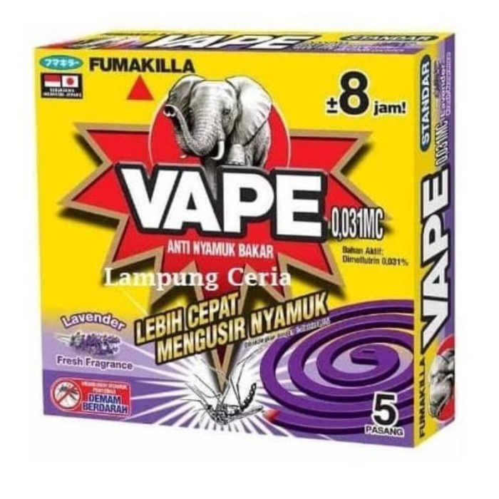 

Gratis Ongkir Obat Nyamuk Bakar Fumakilla Coil Standar 8 Jam Isi 5 Pasang
