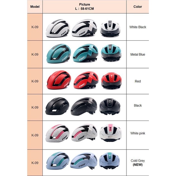 ✨Ready Helm Sepeda Pmt K-09 Diskon