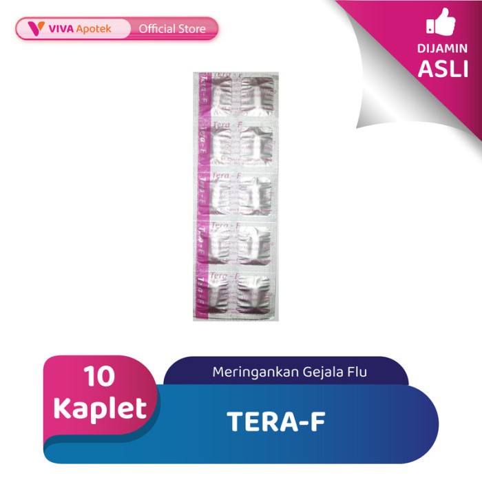 Tera-F Meringankan Gejala Flu (10 Kaplet)