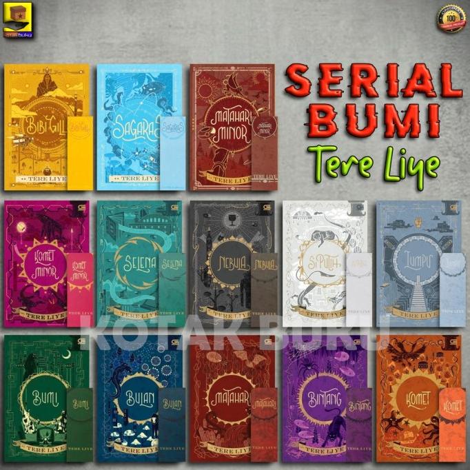 Novel Tere Liye / Serial Bumi / Bulan / Bintang / Matahari / Komet / M