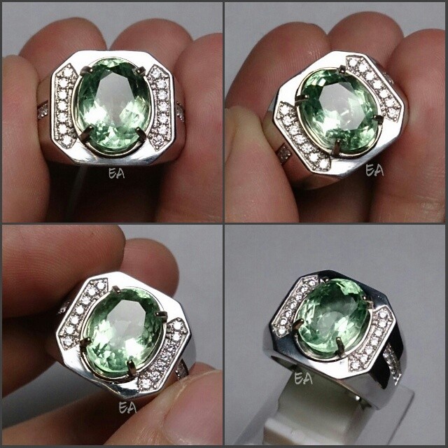 [Baru] Natural Fluorite 7.10 Cts  Ring Flr01 Terbatas