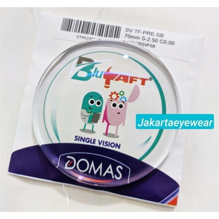 [Baru] Lensa Anti Pecah Domas Blutaft Taft Anti Blue Ray 18X Lebih Kuat Limited