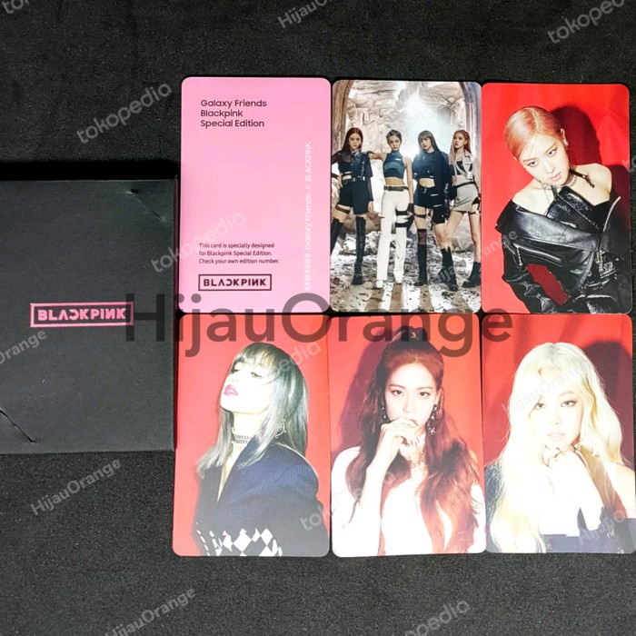 [COD] Blackpink Official Photocard Original Samsung Galaxy Friends Foto Terbatas