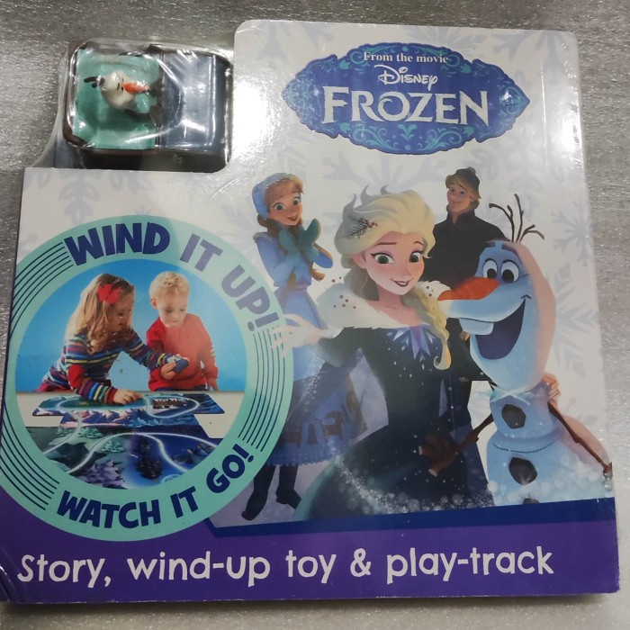 [COD] Children Book Frozen Wind-Up Toy Busy Board New Sealed Berkualitas