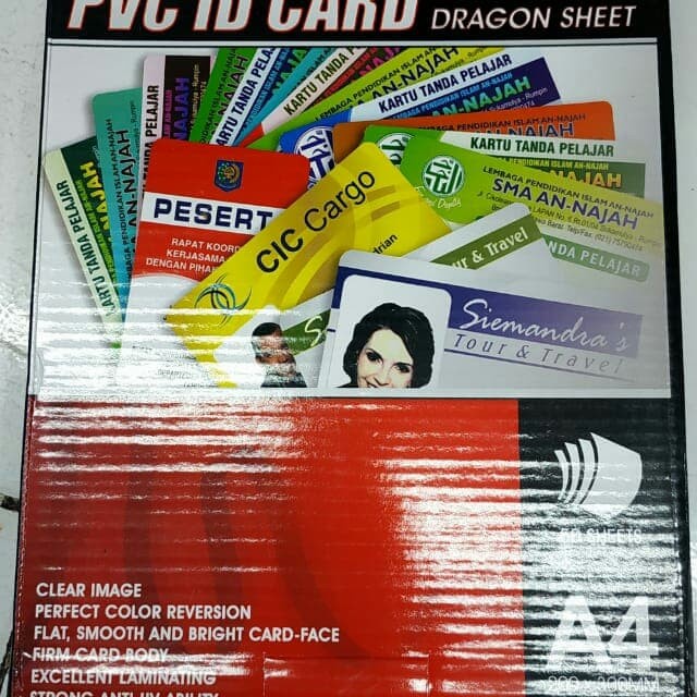 

Bahan ID Card PVC PET 0,76 Merk HOMBO