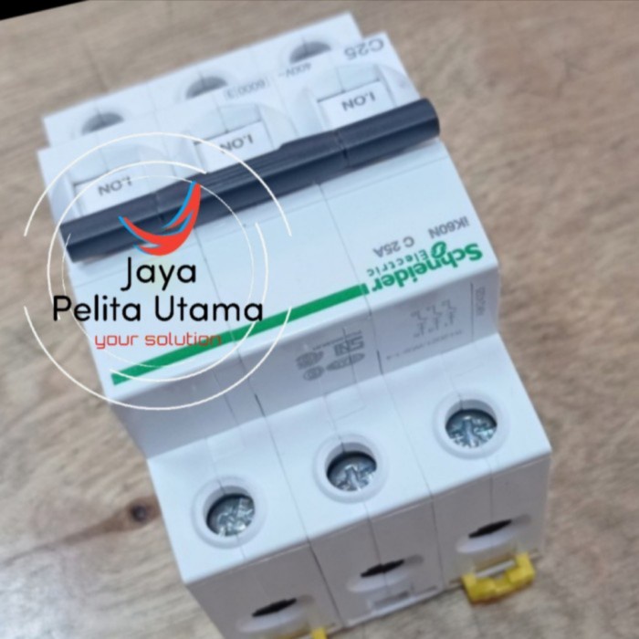 [New] Mcb 25A Schneider Ik60N 3Phase Terbaru