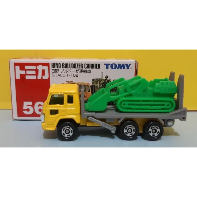 Tomica Takara Tomy Biru 56 Hino Bulldozer Carrier