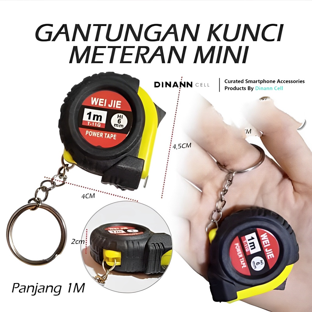 [M] GANTUNGAN KUNCI METERAN MINI