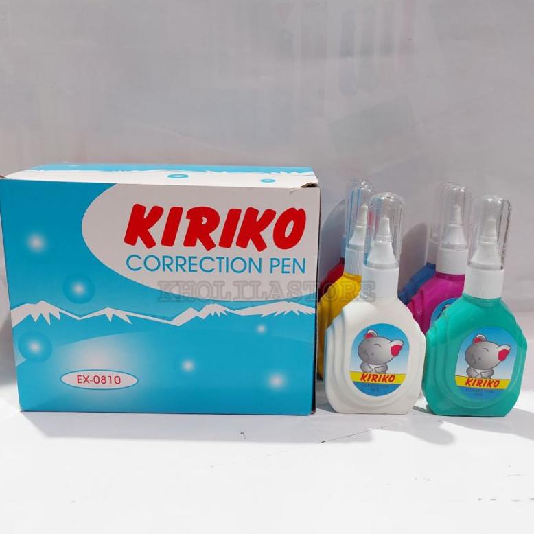 

New Correction Pen / Tipe X Kiriko EX-0810 isi 12 pcs
