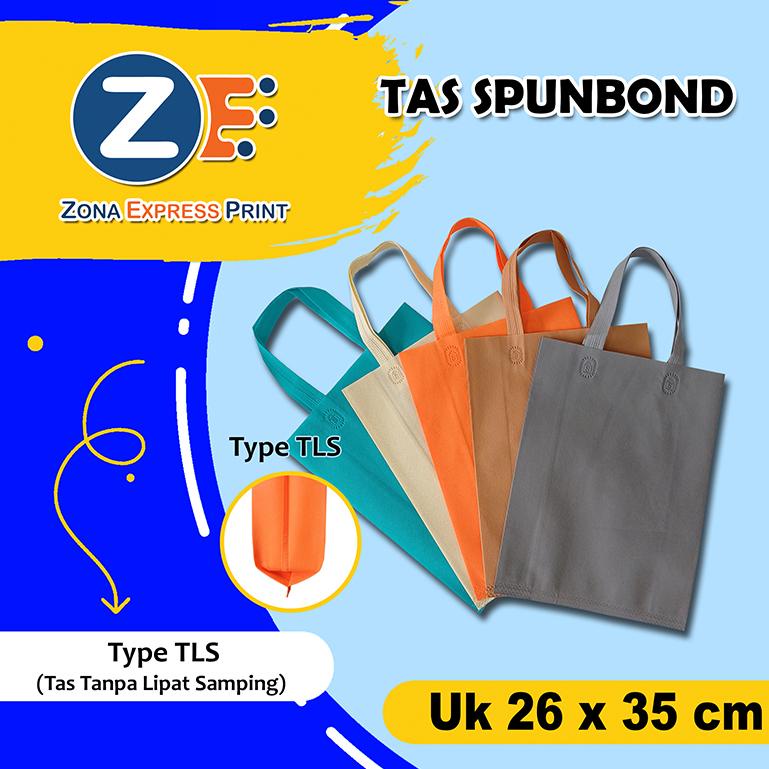 

New - Tas kain spunbond isi 12 pcs ukuran 26x35 ,.