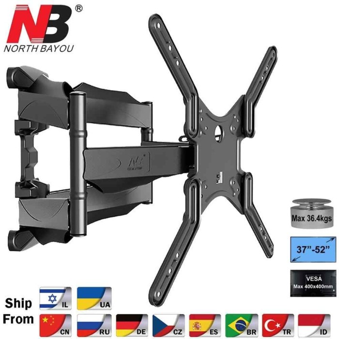 [Ori] Bracket Swivel Nb P5 40 - 55  Bracket North Bayou P5  Nbp5 Diskon