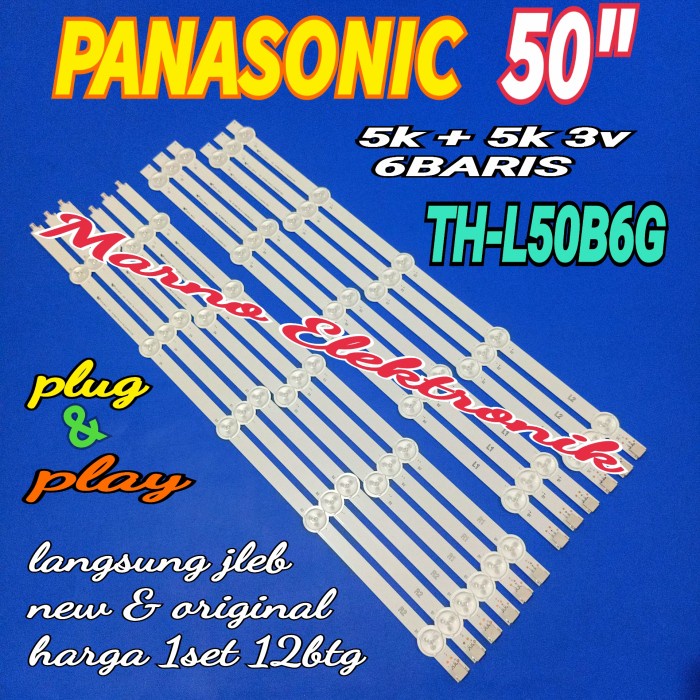 [Ori] Bl Backlight Led Tv Panasonic 50 Inch Th-L50B6G Panasonik Th L50B6G Terbaru