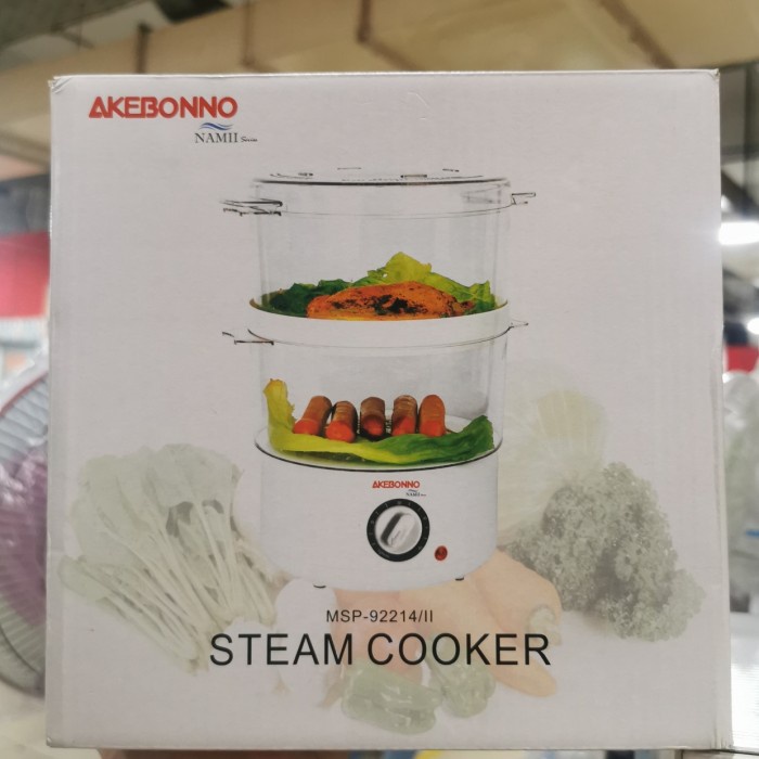 [Ori] Steam Cooker Akebonno 92214 / Kukusan Listrik Terbaru