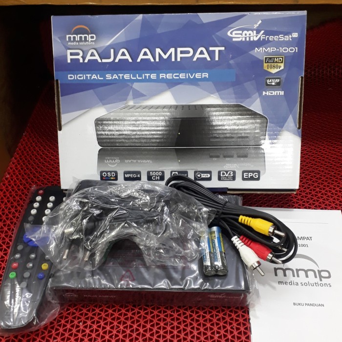 [Original] Digital Satelit Receiver Parabola Raja Ampat Mmp Sat HdmiUsbOri Asli Terbatas