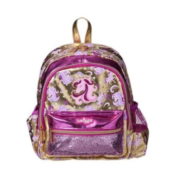[Original] Smiggle Unicorn Gold Teeny Backpack/Tas Ransel Anak Tk/Kado/Ready Stok Limited