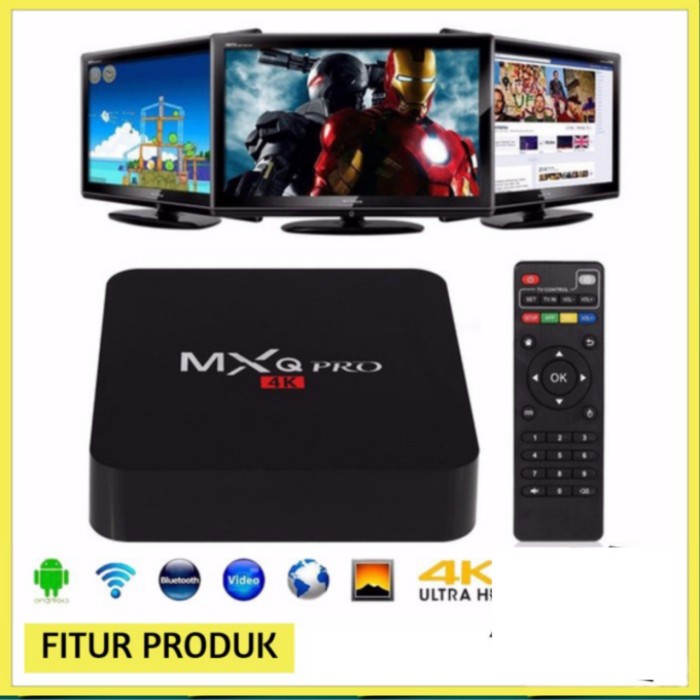 [Original] Tv Box Android Mxq Pro 5G 2Gb16Gb Smart Tv 4K Ultra Hd Mxq Pro 4K 5G Diskon