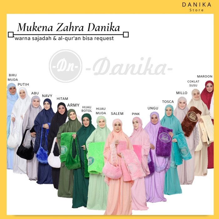 [Original] Mukena Zahra Danika Terbaru