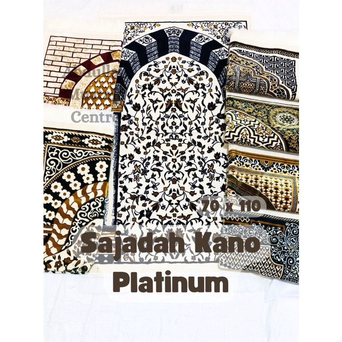 [Original] Sajadah Kano Platinum  Sajadah Turkie Platinum Tebal  Sejadah Turki Diskon