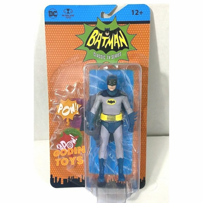 ✅Baru Mcfarlane Batman 6 Inch Classic Tv Series 1966 Batman Retro Dc Berkualitas