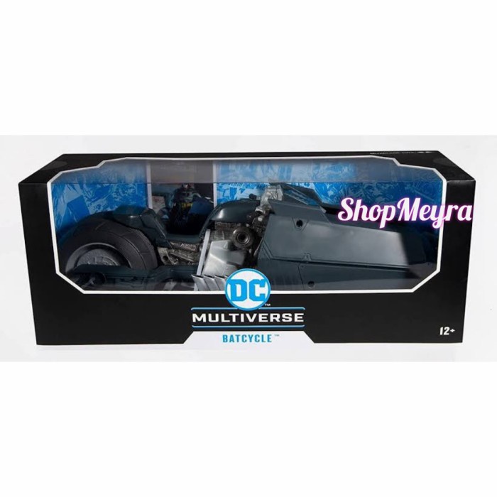 ✅Baru Dc Multiverse Mcfarlane White Knight Batcycle Vehicle Limited