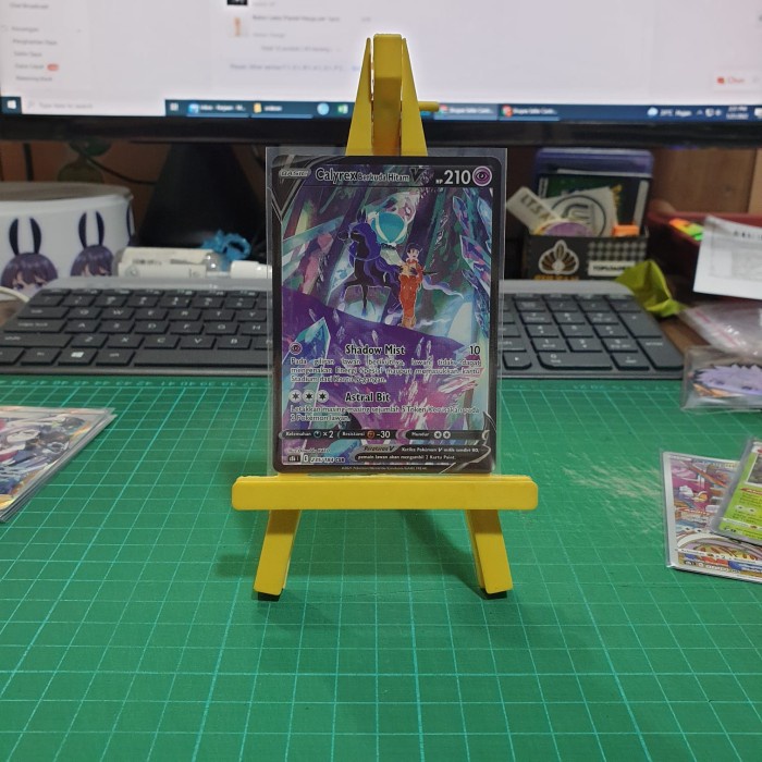 ✅COD Kartu Pokemon Indonesia - V Max Klimaks - Calyrex Berkuda Hitam V Csr Limited
