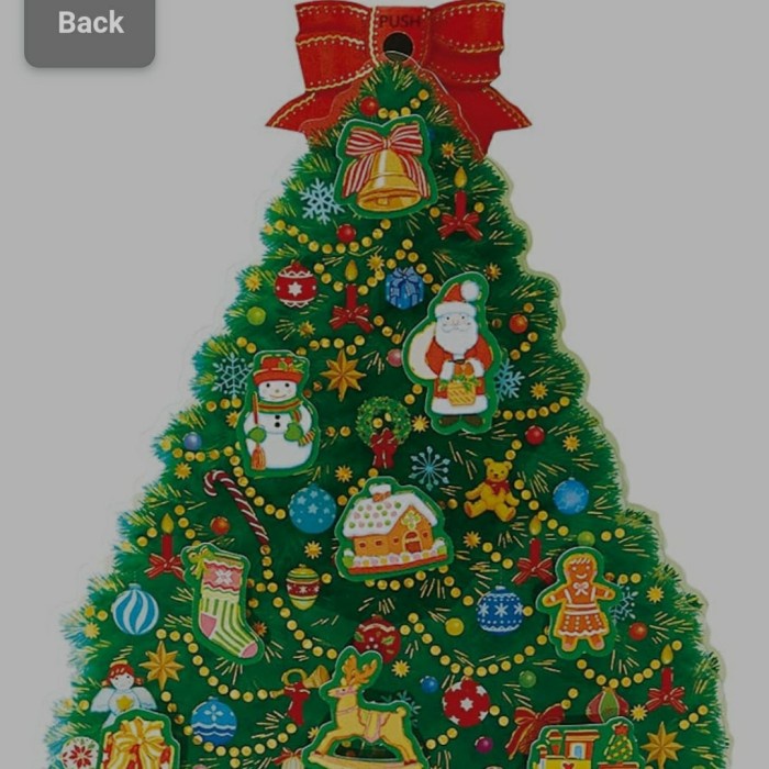 ✅COD Christmas Card Sound And Light Tree / Kartu Natal Musik Pohon Lampu Limited