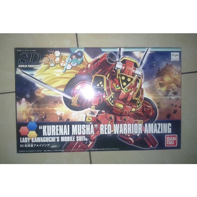 ✅Baru Mainan Gundam Sd Bf Kurenai Musha Red Warrior Amazing Berkualitas