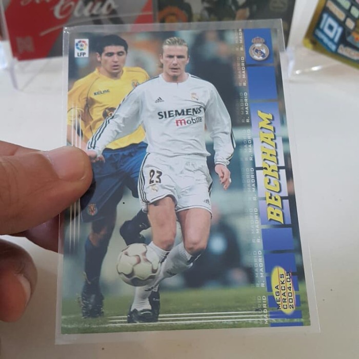 ✅COD Kartu David Beckham  Mega Cracks 04-05  Real Madrid  Rare Diskon