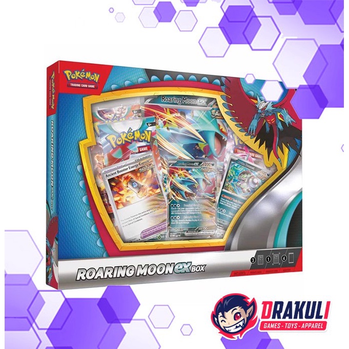 ✅COD Tcg Pokemon Roaring Moon Ex Box Terbatas