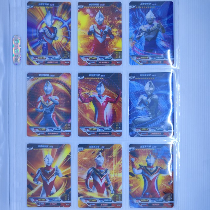 ✅COD Kartu Tcg Set Tiga Dyna Gaia 3D Hr Ultraman Ultra Universe Kayou Card Terbatas