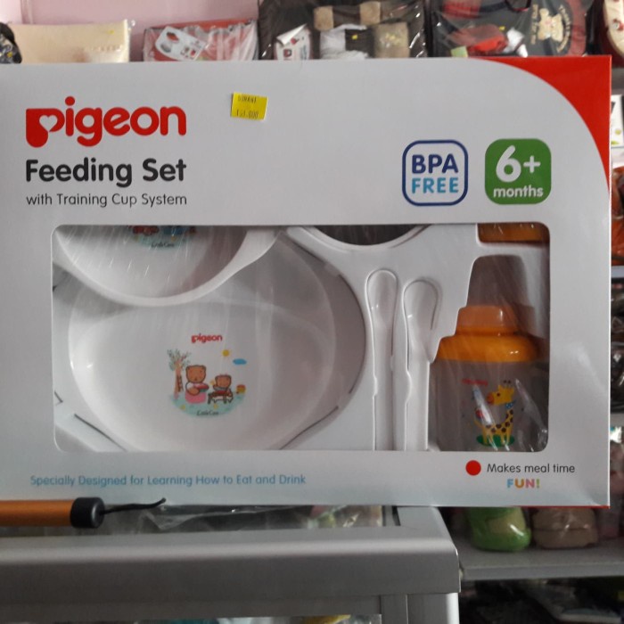 ✅New Tempat Makan Bayi Set / Feeding Set Pigeon /Pigeon Tempat Makan Bayi Diskon