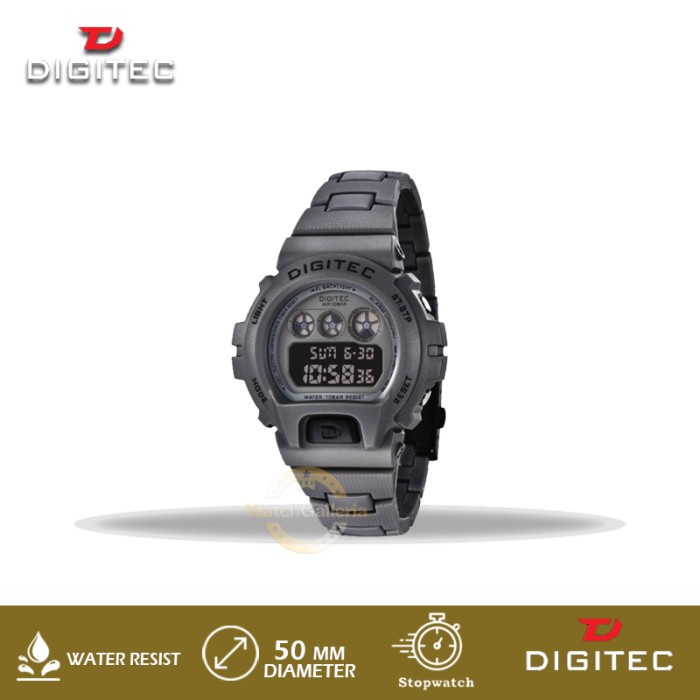 ✅New Ori Jam Tangan Digitec Pria Rubber Dg5198R Dg-5198R Gy-4B Berkualitas