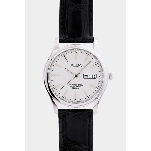 ✅New Ori Alba Pria Axnd63X1 Leather Strap Axnd63 Original Terbatas