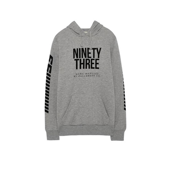 Jacket Hoodie Pull Over Marc Marquez Ninety Three Pull Bear