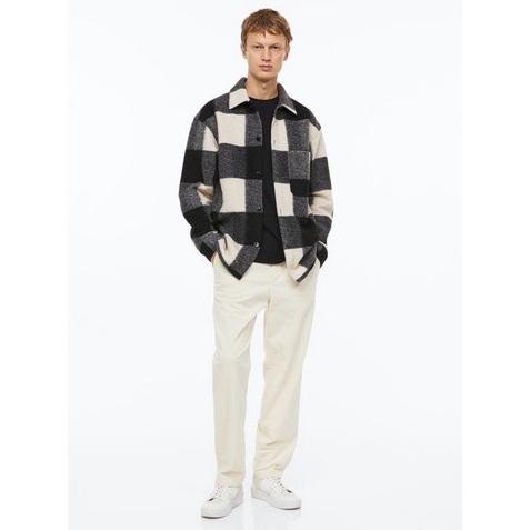 Kemeja / Jaket Flanel Pria Tebal H&M Original Store ( Relaxed Fit )