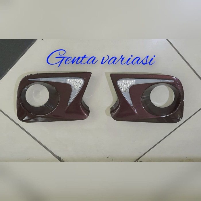 ✅Original Cover Ring Foglamp All New Avanza Xenia Tahun 2012 - 2013 Maroon Limited