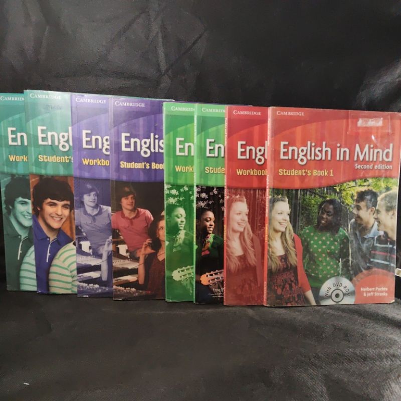 Buku English In Mind 1,2,3,4, Students Book, Workbook, Cambridge, Second Edition, Herbert Puchta, Je