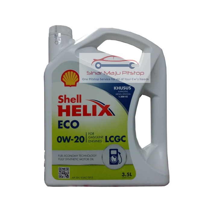 ✨Baru Shell Helix Eco Synthetic 0W-20 Original Oli Mobil Honda Brio  Satya Limited