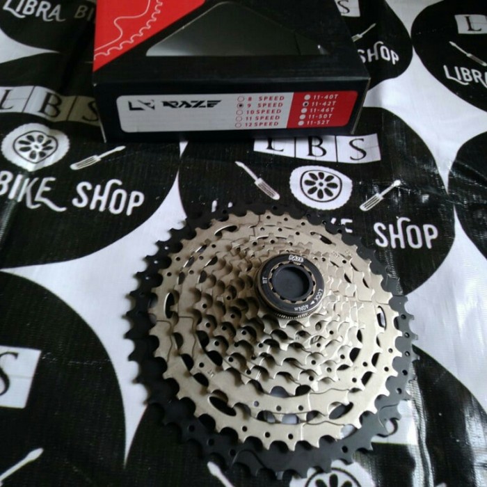 [Baru] Sprocket Raze 9 Speed 11-42T L Sprocket 9 Speed Raze 11-42T Terbaru