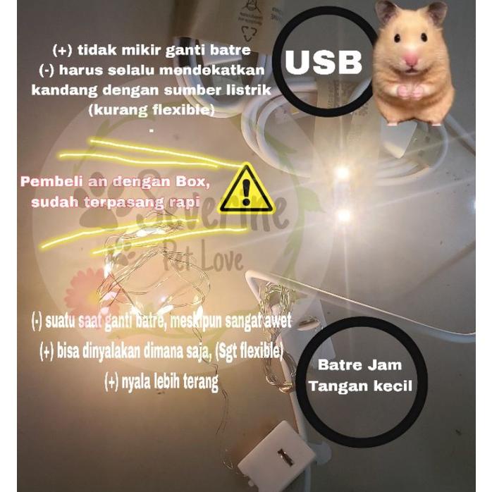 Promo - Kandang Hamster | Box Modif akrilik MICA Clear| Paket kandang hamster Lengkap | Box Es krim 