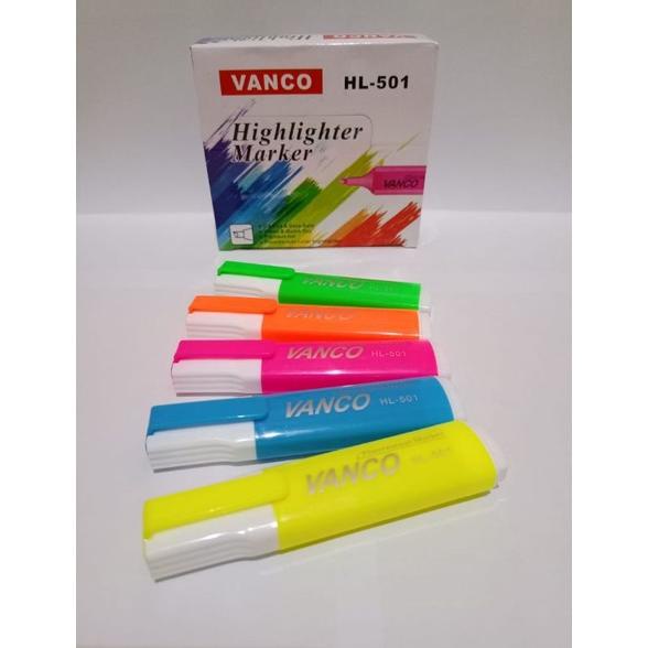 

Best! ( 10 PCS Satu Pack ) Stabilo Vanco / eselon Highlighter Penanda Stabilo !