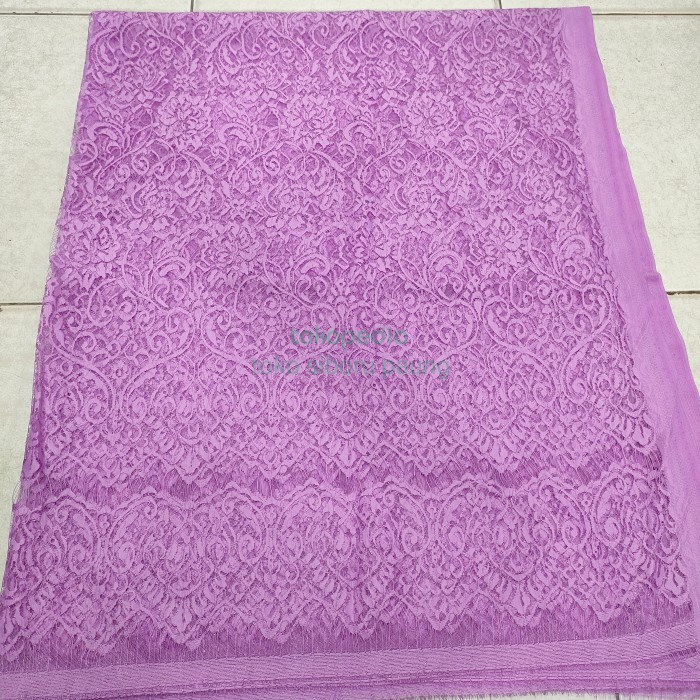 [COD] Kebaya Semi Prancis Metalic Dusty Purple Terbatas