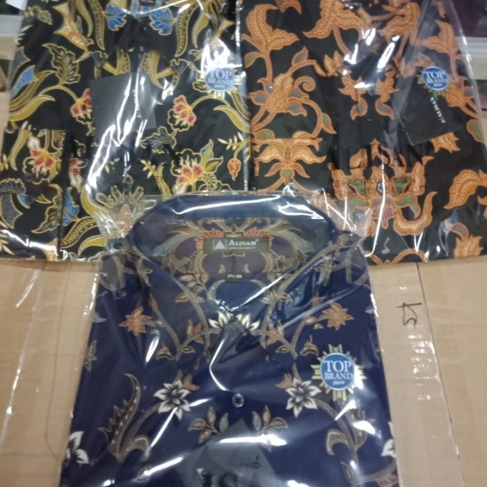 [COD] Kemeja Batik Alisan Panjang 16.5 - 17.5 Berkualitas
