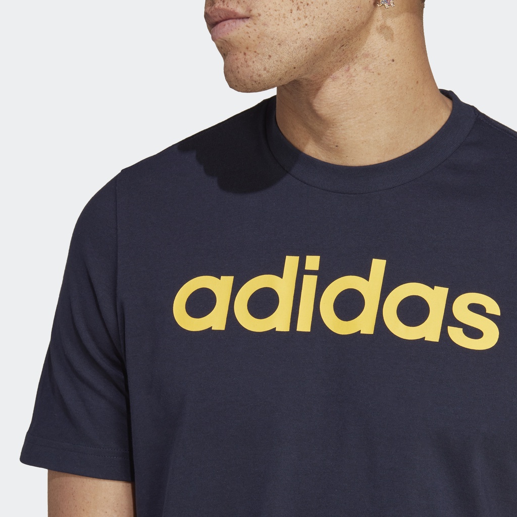 adidas T-Shirt Single Jersey Linear Embroidered Logo Essentials Pria IC9300