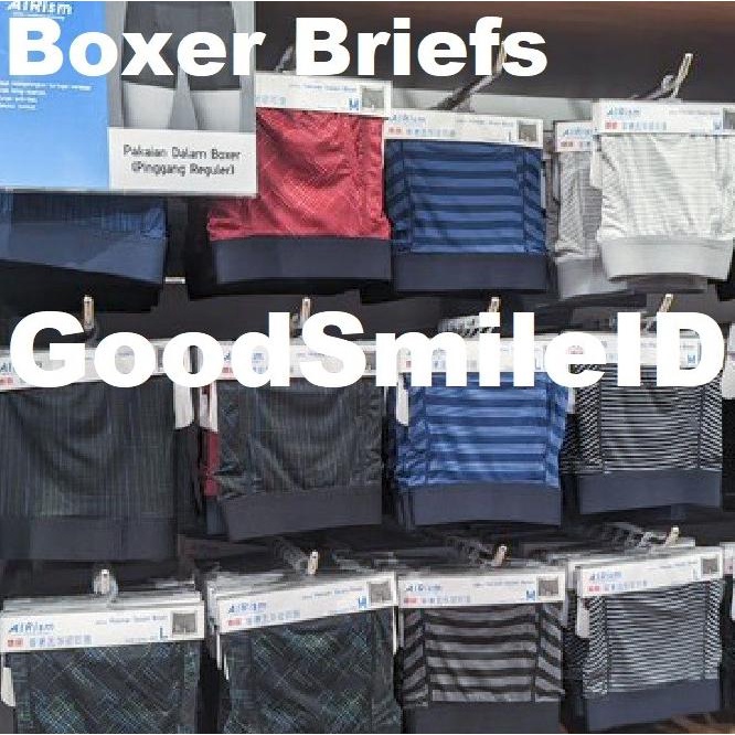 JASTIP Boxer  Briefs Pria AIRism CD Celana Dalam Underwear DRY UNIQLO