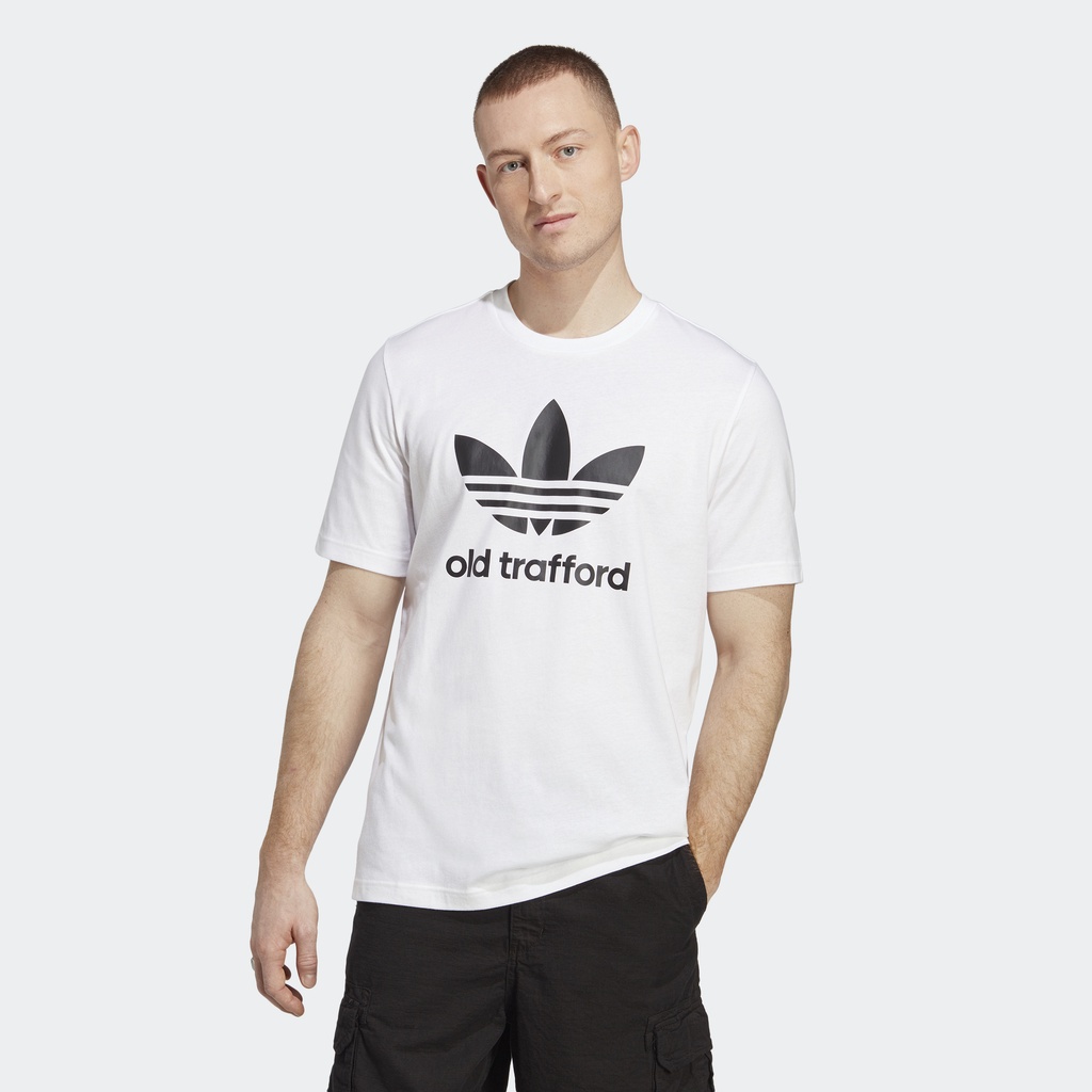 adidas ORIGINALS Manchester United OG Trefoil T-Shirt Pria IP5550