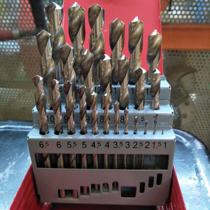 ✅COD Mata Bor Set Besi 1- 13 Mm / Mata Bor Besi Set Terbaru