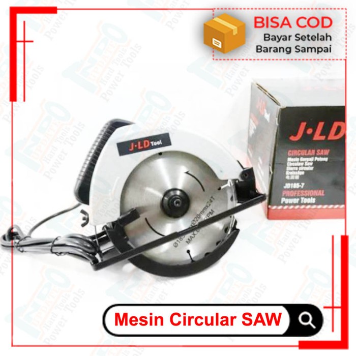 ✅COD Mesin Potong Kayu 7 Inch Circular Saw Circle Serkel Jld Terbaru