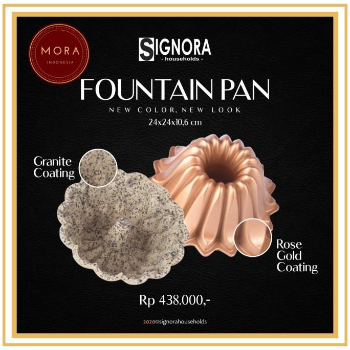 Signora loyang kue Fountain Pan | cetakan cake marmer bolu pudding